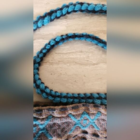 Boho Wool Bag Made In GREECE! - Picture 6 of 9